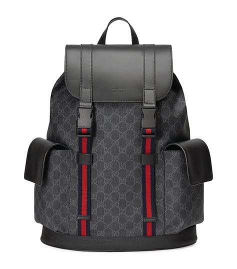 gucci bag pack for men|luxury leather backpacks for men.